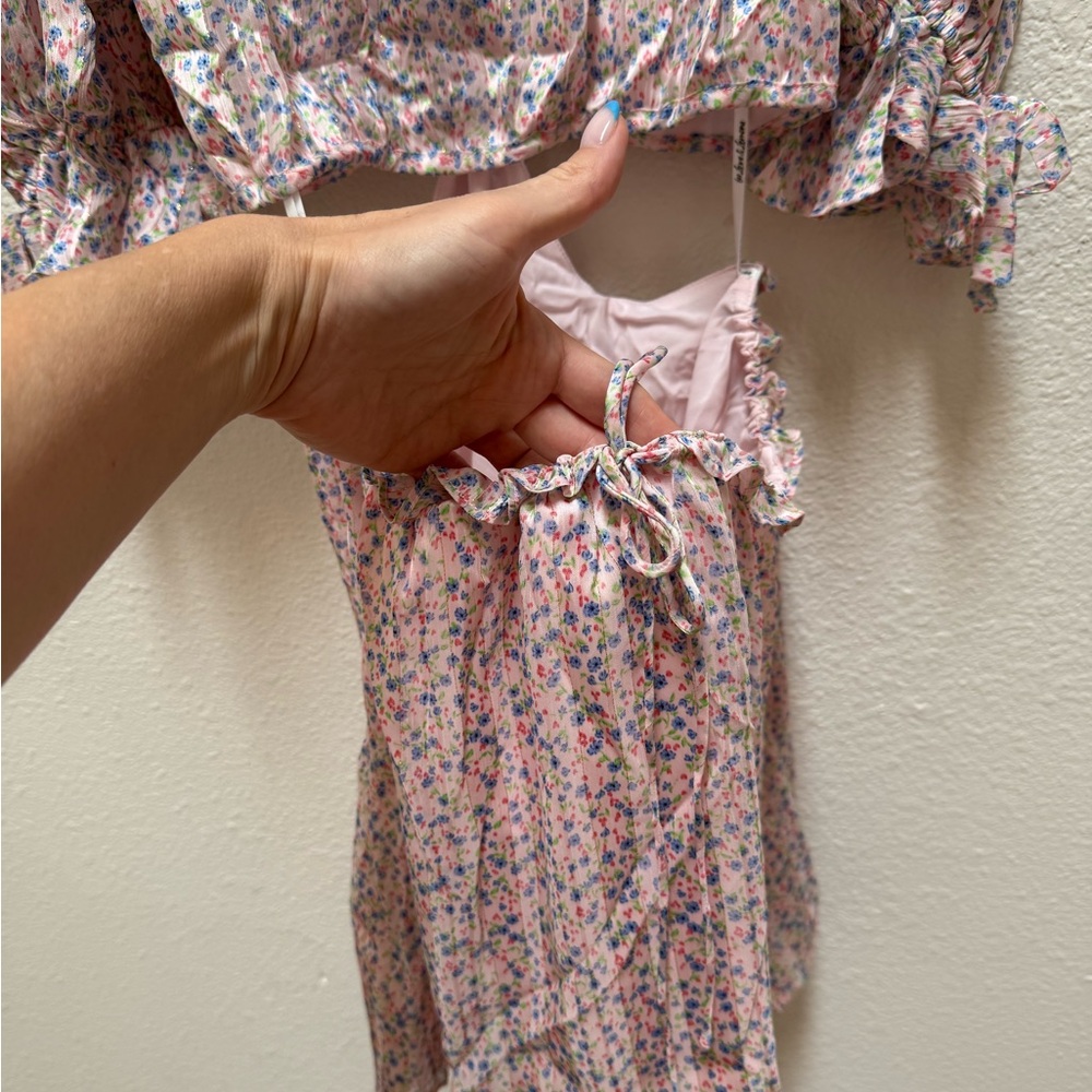 For Love And Lemons Floral Cutout Dress - Picture 6 of 7